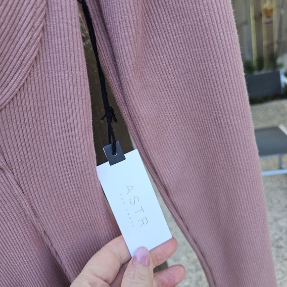 Nwt ASTR the label nude blush  Ribbed bra corset dress L - Picture 11 of 14